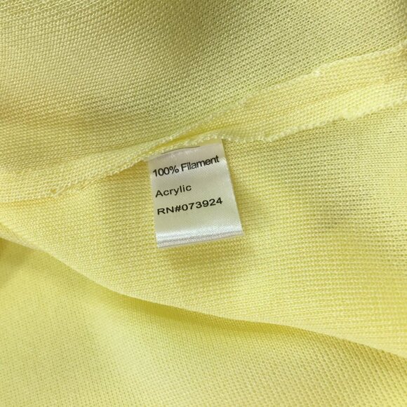 Ming Wang Cardigan Sweater Twin Set NWT Two Piece XL Knit Shell Yellow Black - Picture 13 of 14